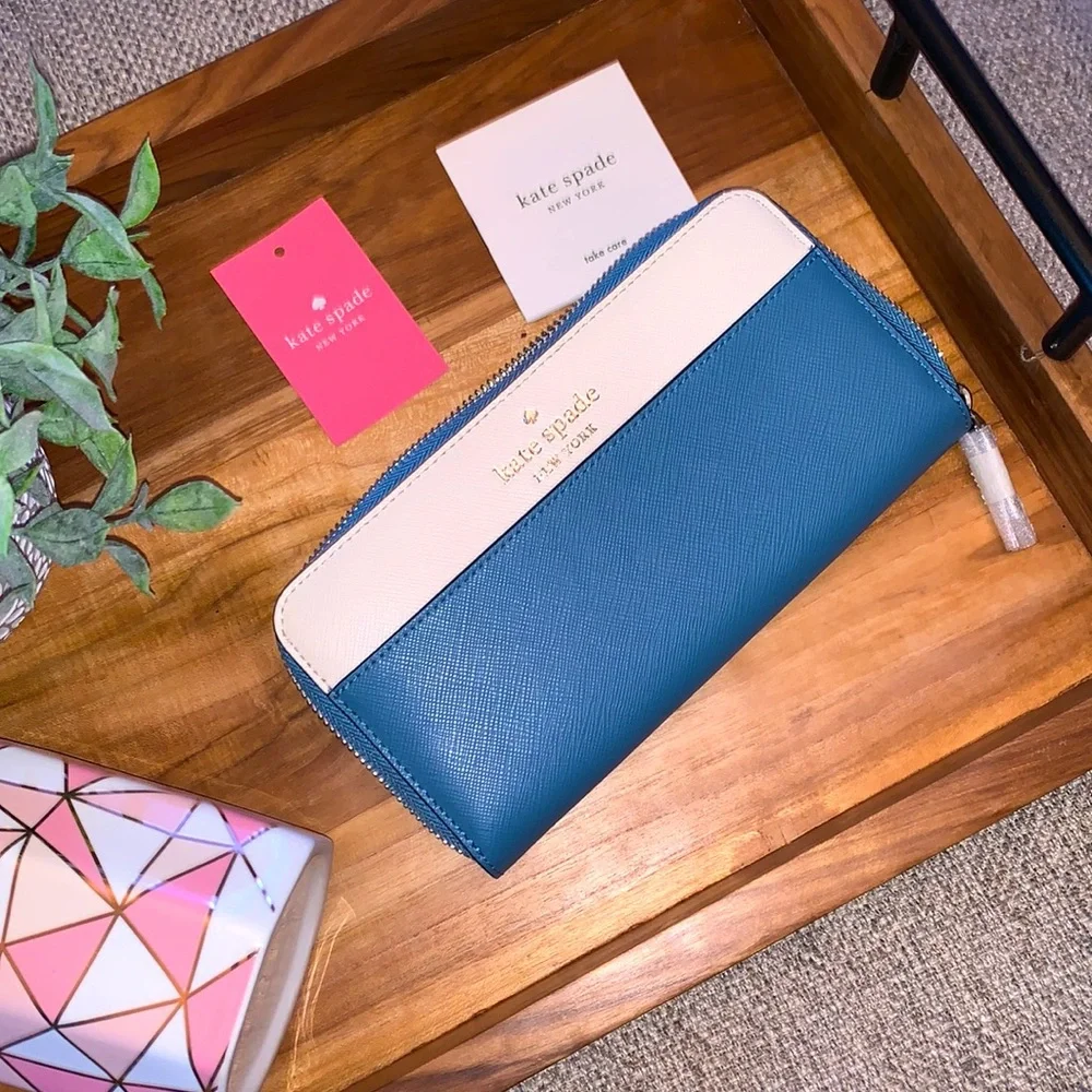NWT Kate spade staci colorblock large continental wallet